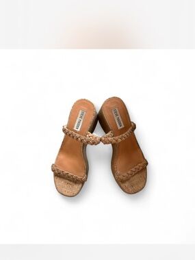 Steve Madden Braided Tan Wedge